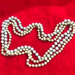 Turquoise pearl necklace